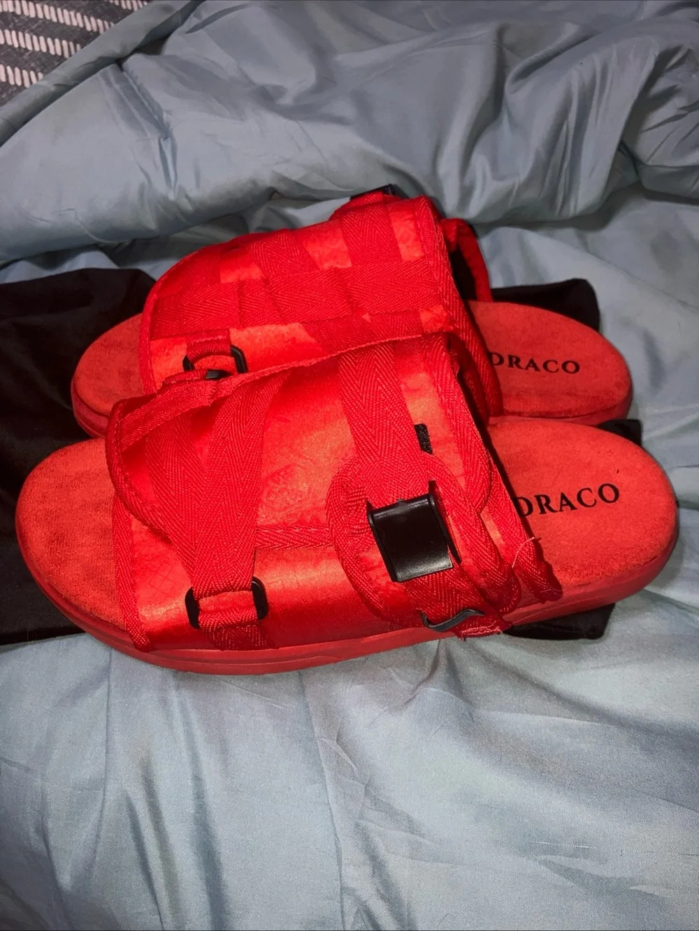 Draco Red Men’s Slide Sandals